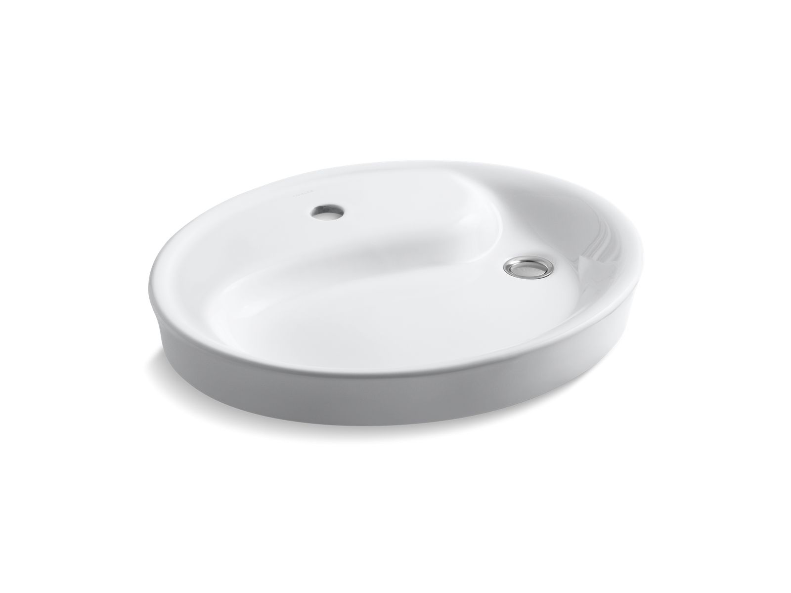 KOHLER K23541 Yin Yang Wading Pool Sink, Single Hole and Overflow