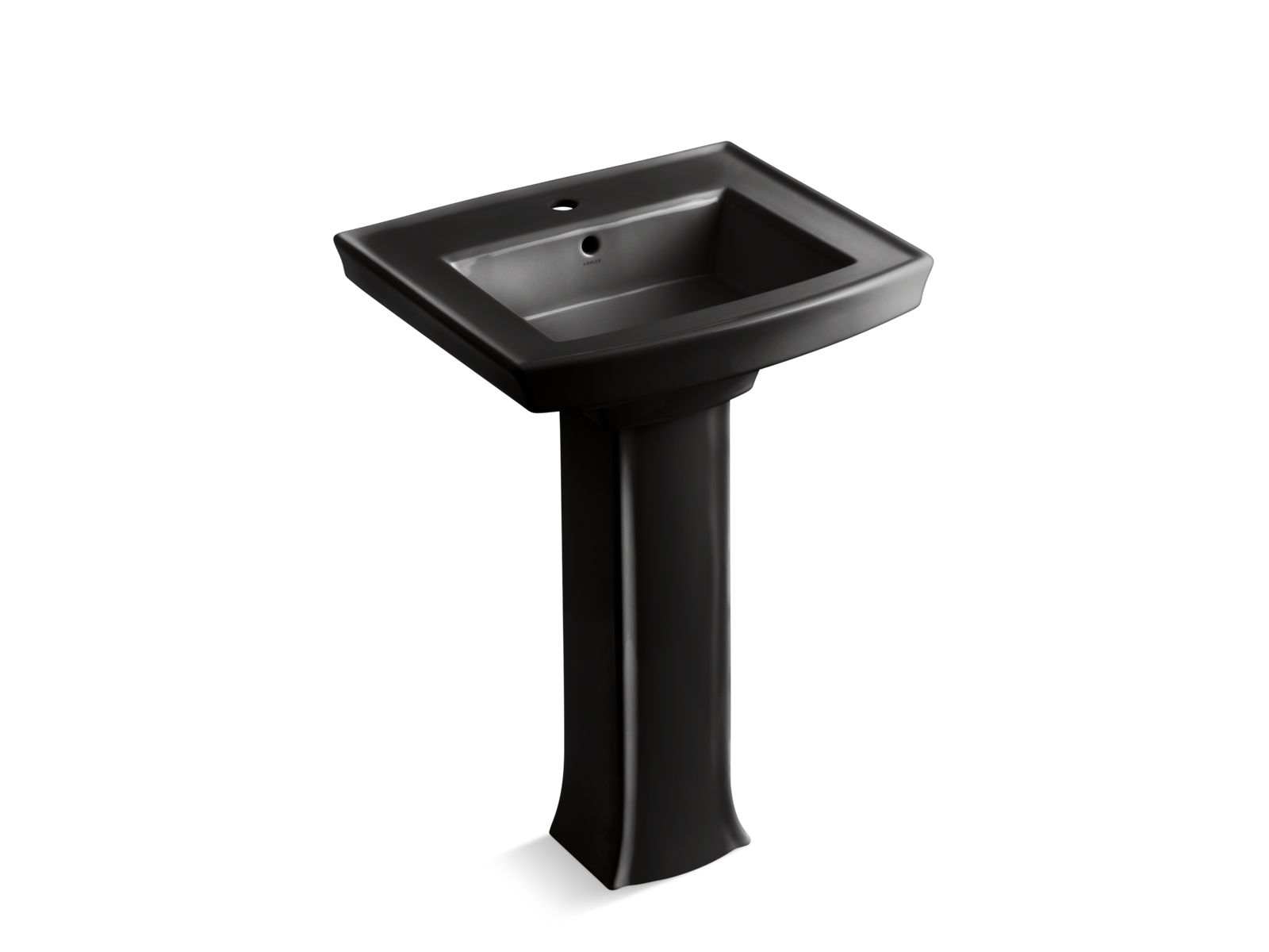 Archer 24" rectangular pedestal bathroom sink