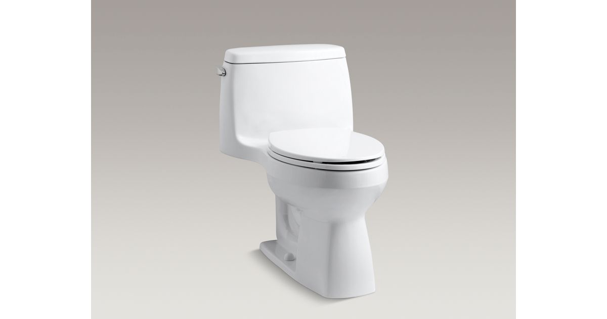 Kohler K 3323 Santa Rosa Compact Elongated One Piece 1 6 Gpf Toilet Kohler