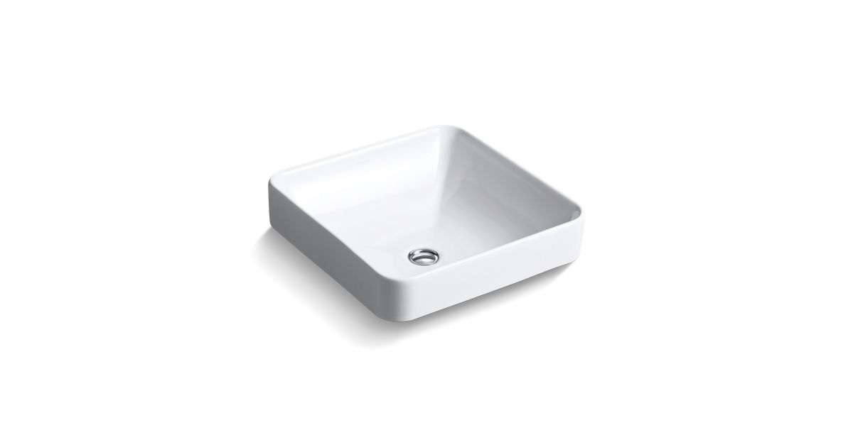 bathroom sink square vessel