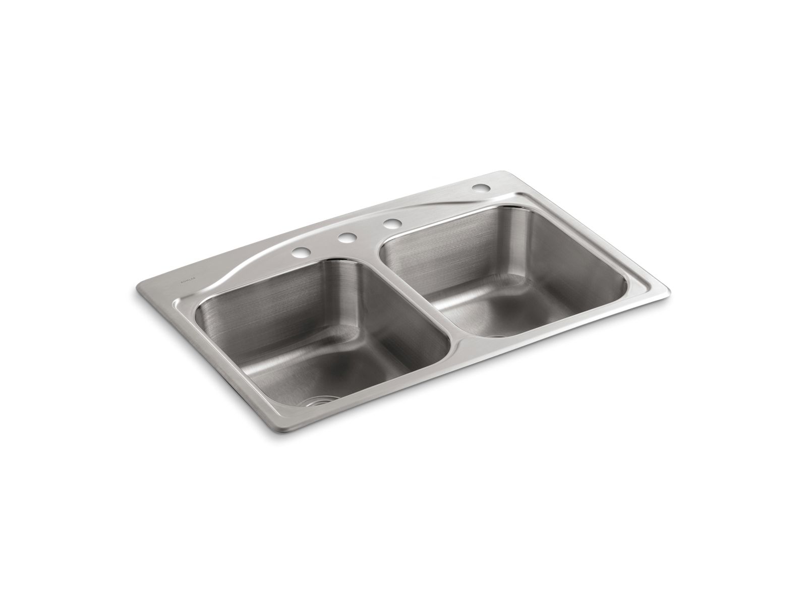 K-3145-4 | Cadence Top-Mount Kitchen Sink with Four  - KOHLER
