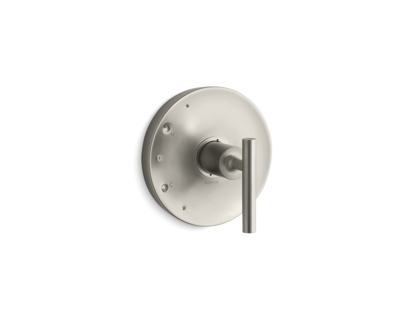 Purist Rite-Temp valve trim with lever handle