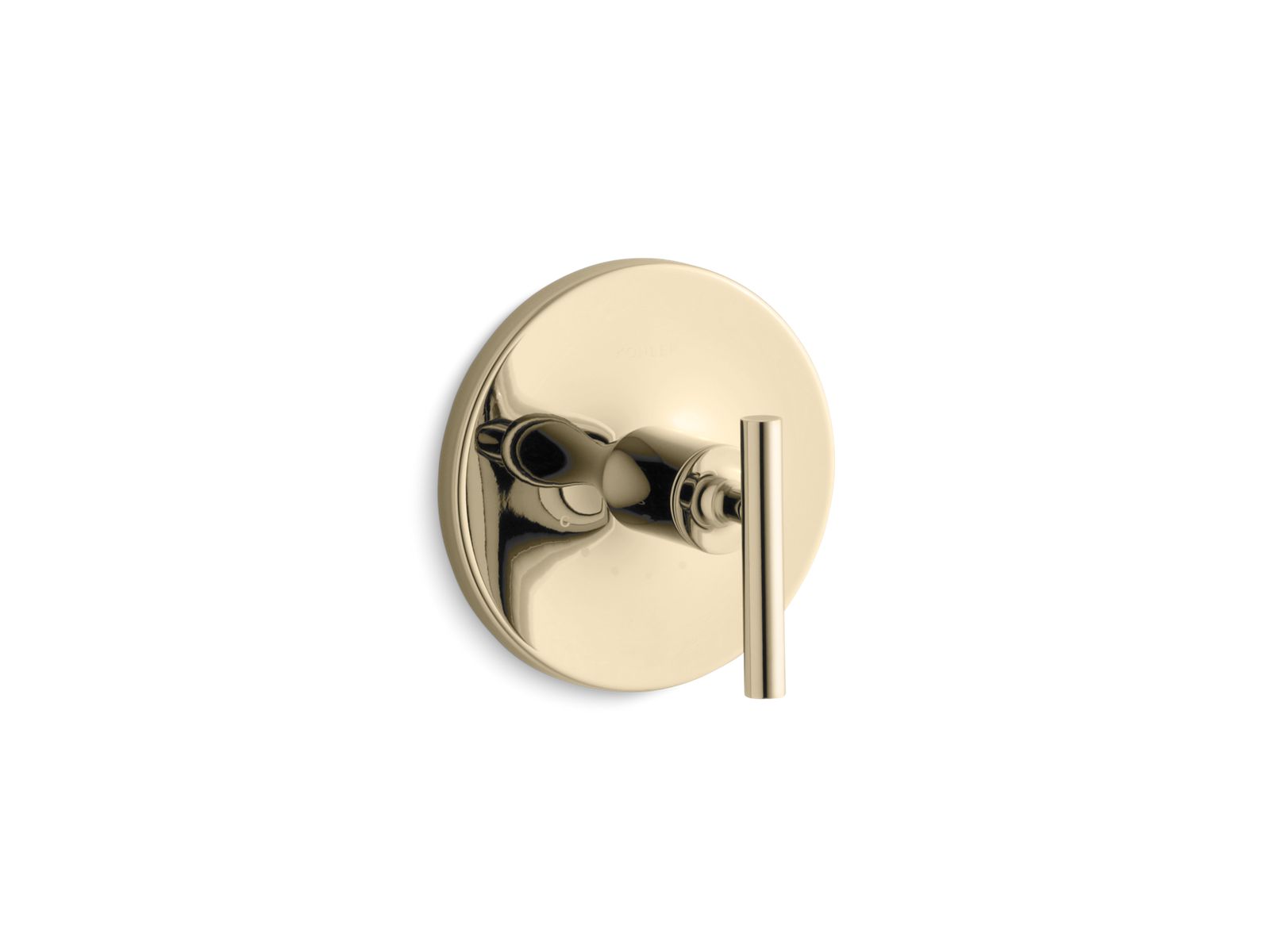 Purist MasterShower temperature control valve trim with lever handle