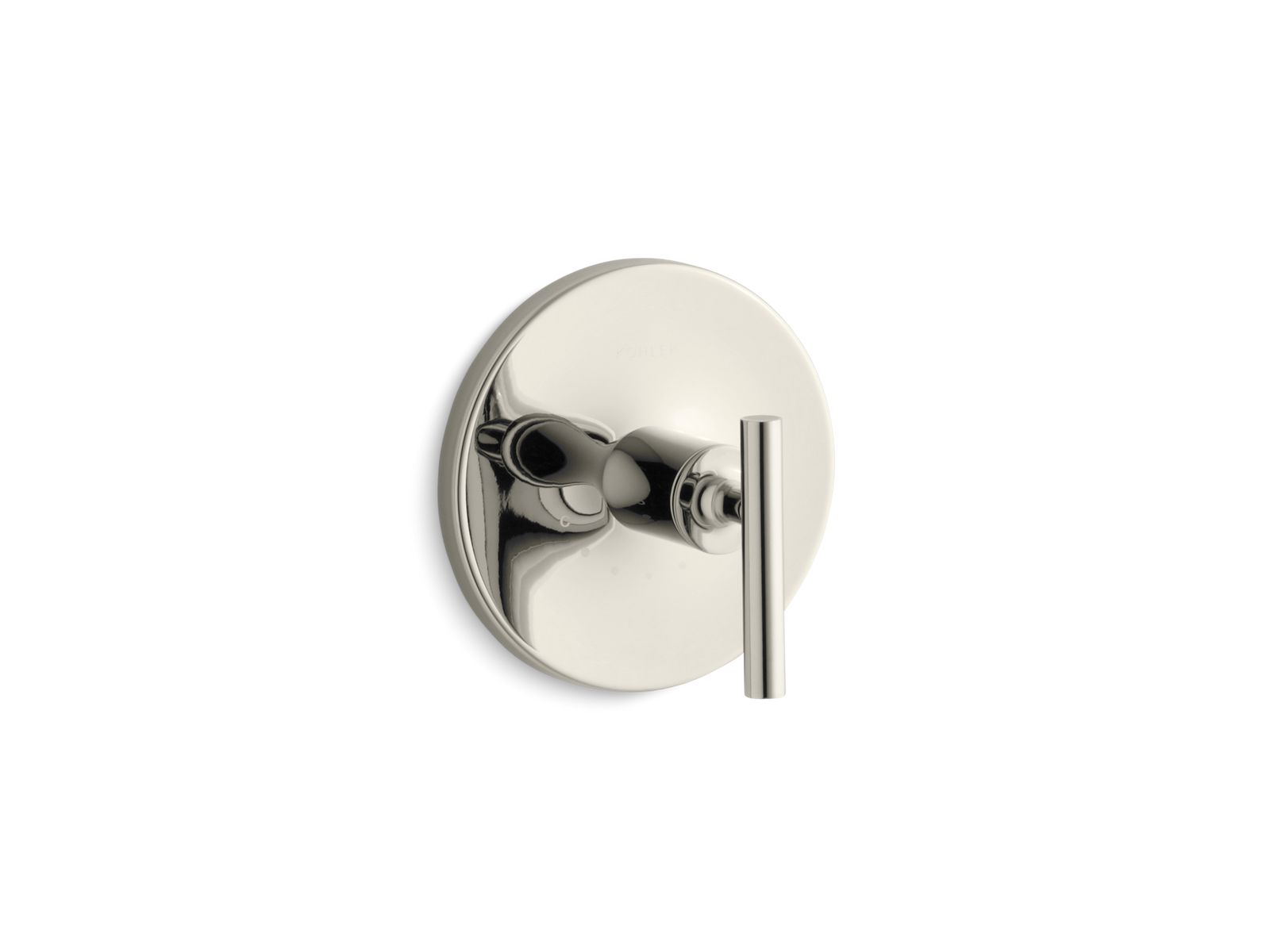 Purist MasterShower temperature control valve trim with lever handle