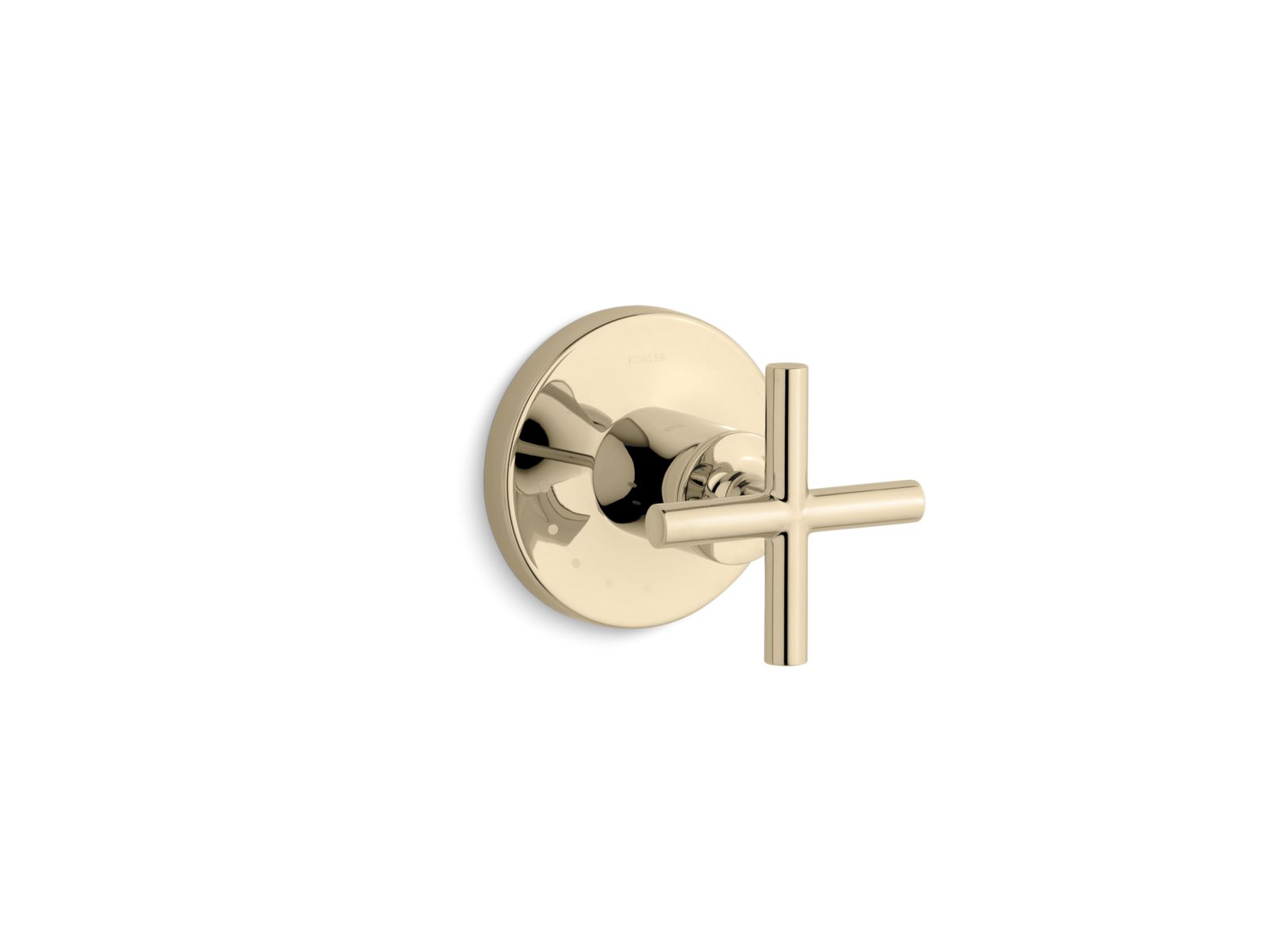 Purist MasterShower volume control valve trim with cross handle