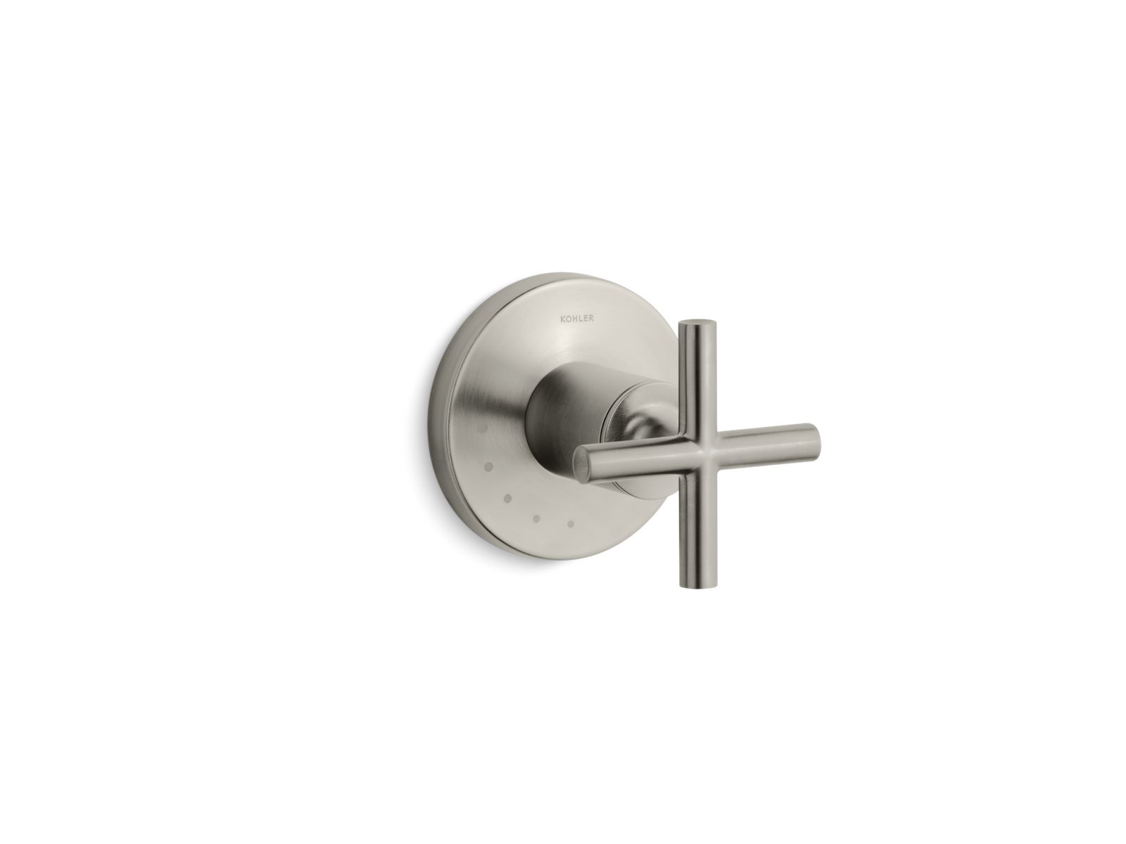 Purist MasterShower volume control valve trim with cross handle