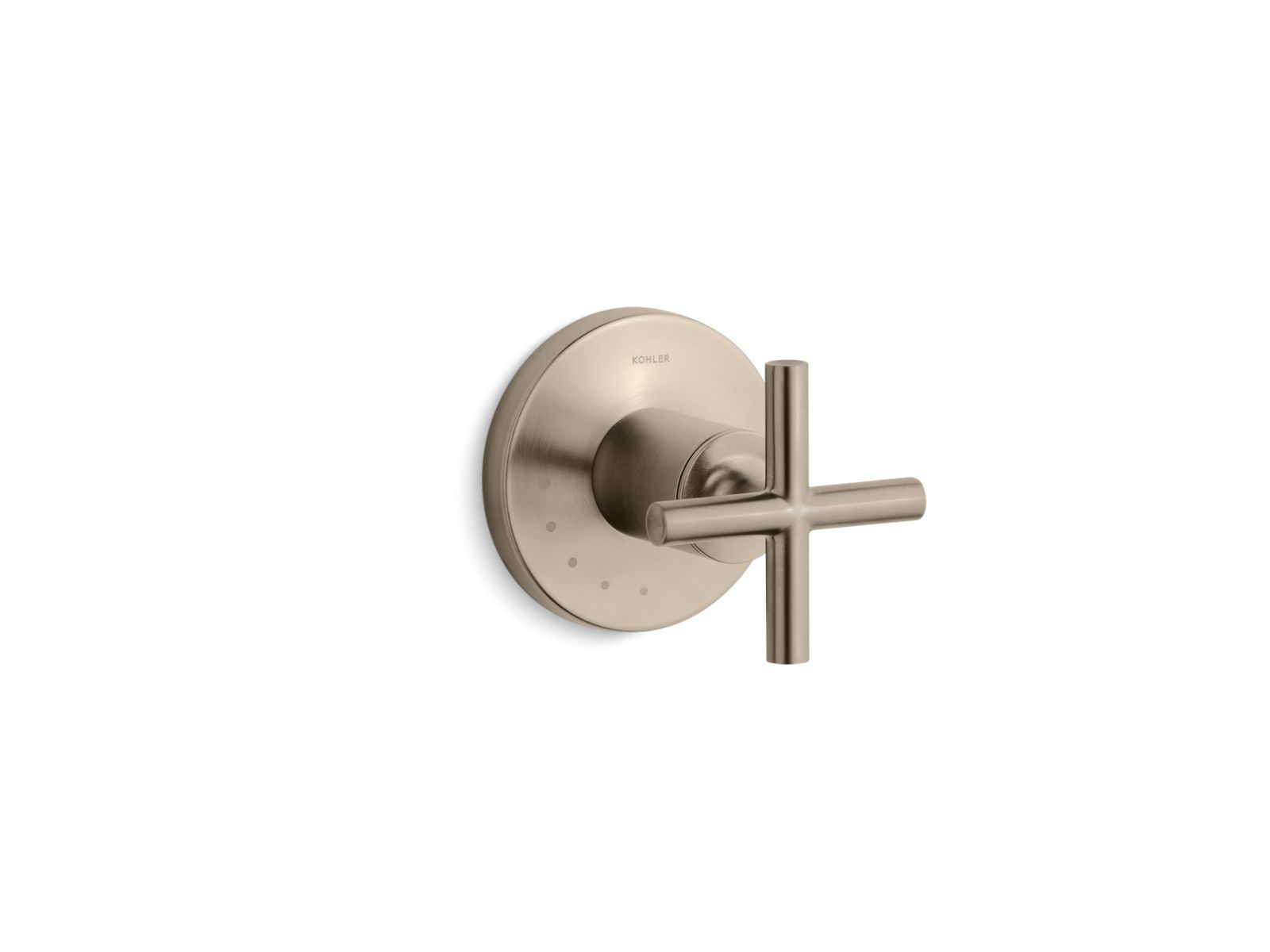 Purist MasterShower volume control valve trim with cross handle