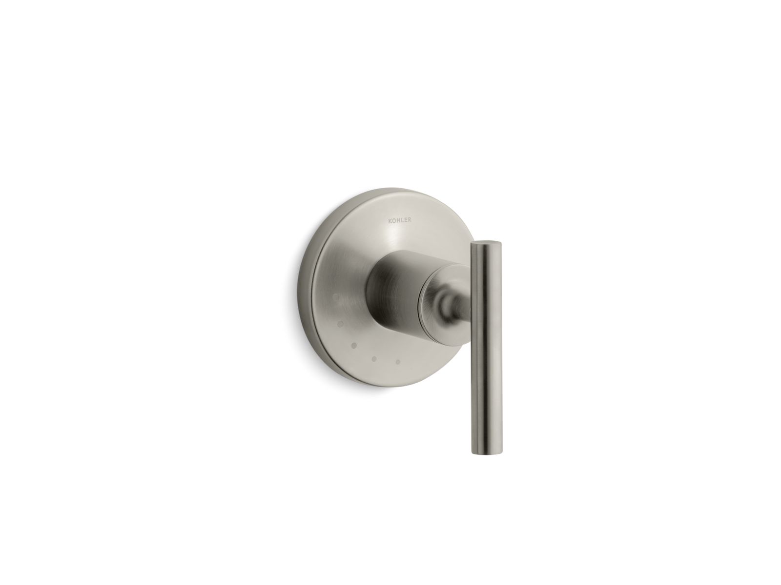 Purist MasterShower volume control valve trim with lever handle