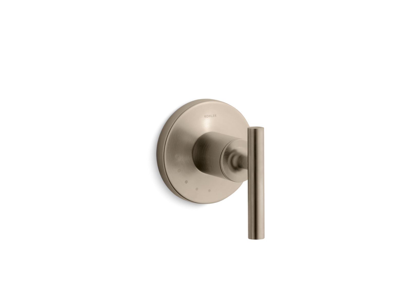 Purist MasterShower volume control valve trim with lever handle