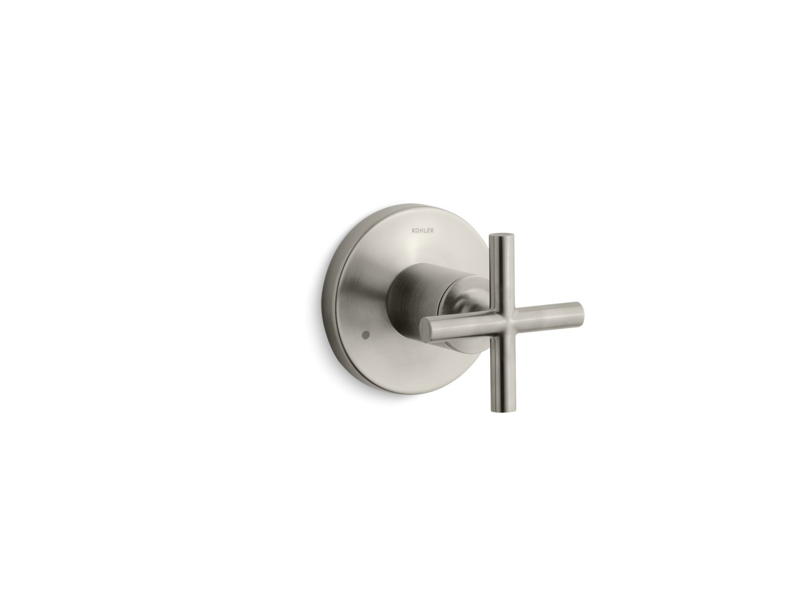 Purist MasterShower transfer valve trim with cross handle