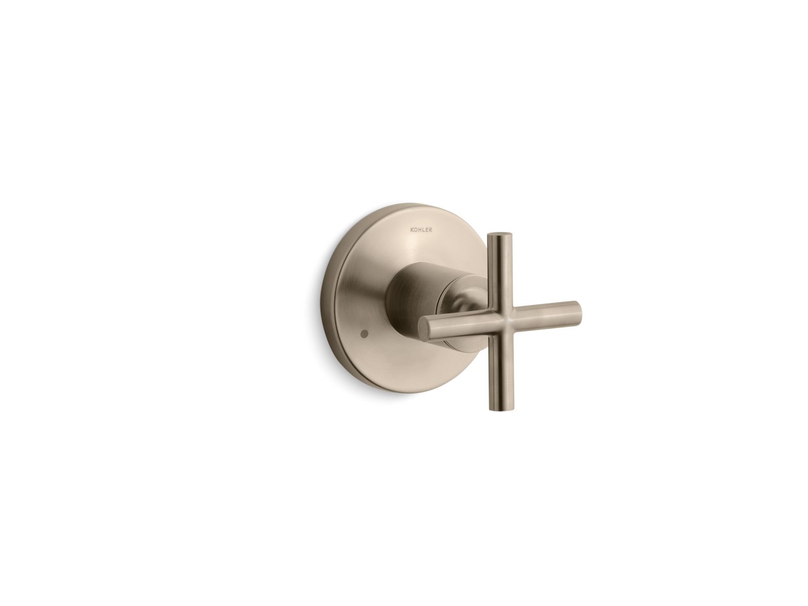 Purist MasterShower transfer valve trim with cross handle