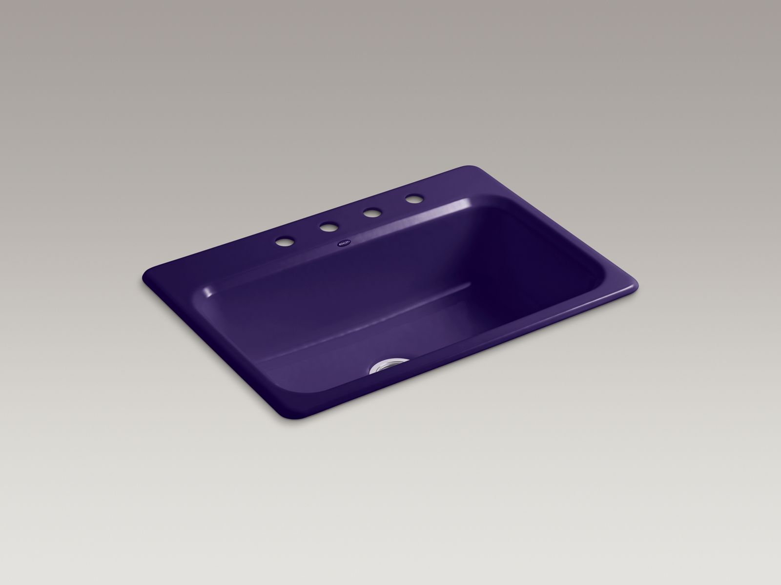 KOHLER | K-5832-4 | Bakersfield Top-Mount Kitchen Sink with Four
