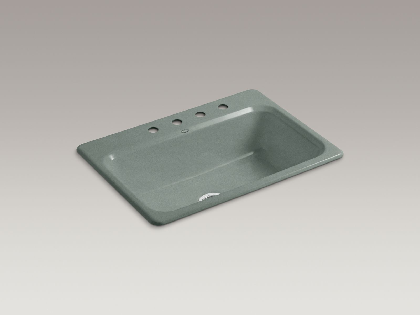KOHLER | K-5832-4 | Bakersfield Top-Mount Kitchen Sink with Four