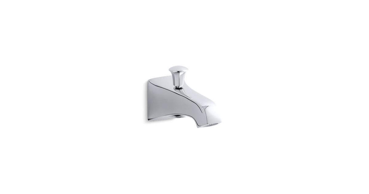 K 496 Memoirs Stately Wall Mount 6 Inch Diverter Bath Spout Kohler Canada