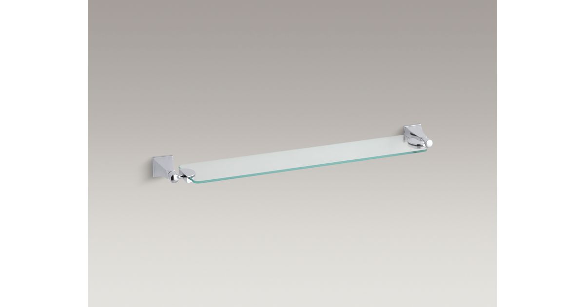 Memoirs Glass Shelf with Stately Design K488 KOHLER
