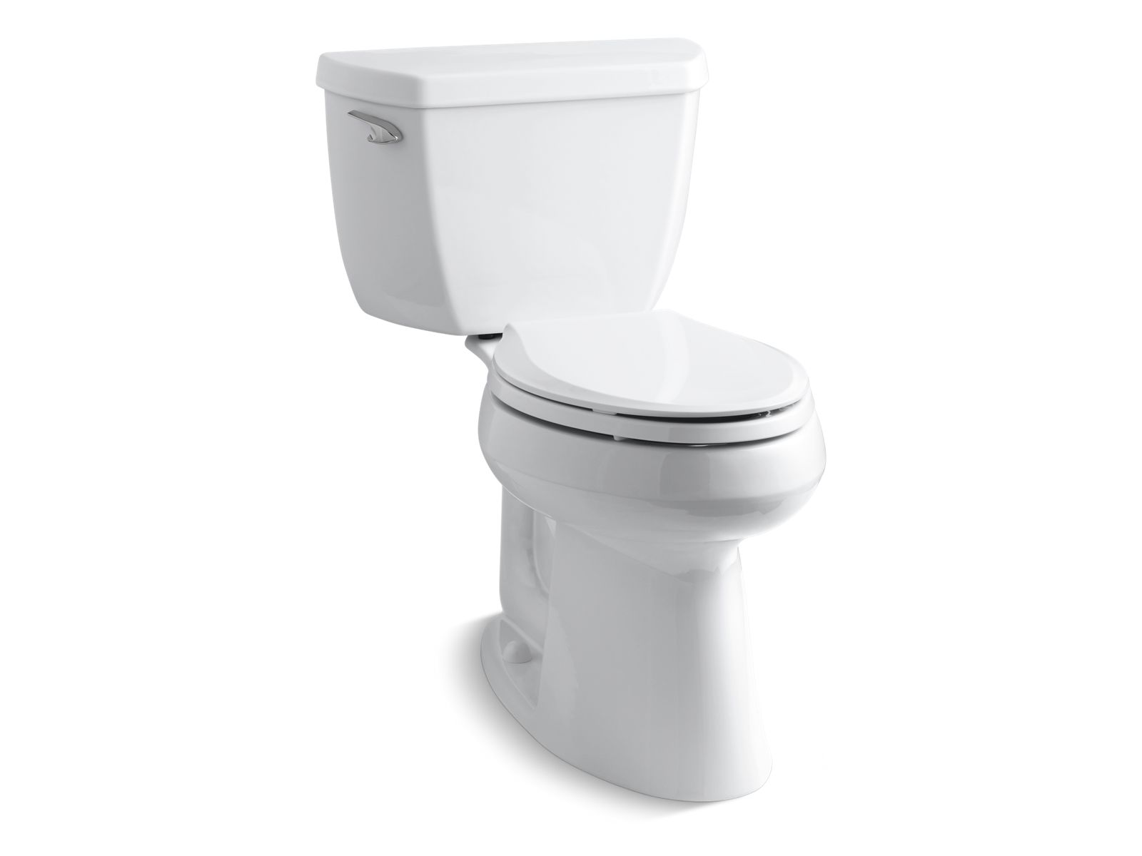 Kohler Co., Toilet, With its clean, simple design and efficient performance, this Highline water-conserving toilet combines