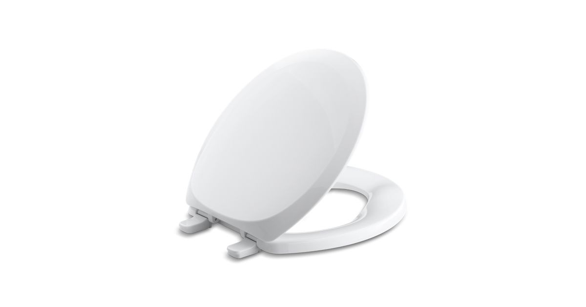 K4663 French Curve RoundFront Toilet Seat with QuickRelease