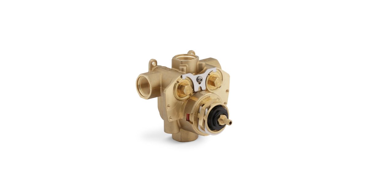 K 2975 Ks Mastershower Xvii Dual Outlet 3 4 Inch Thermostatic Valve Kohler