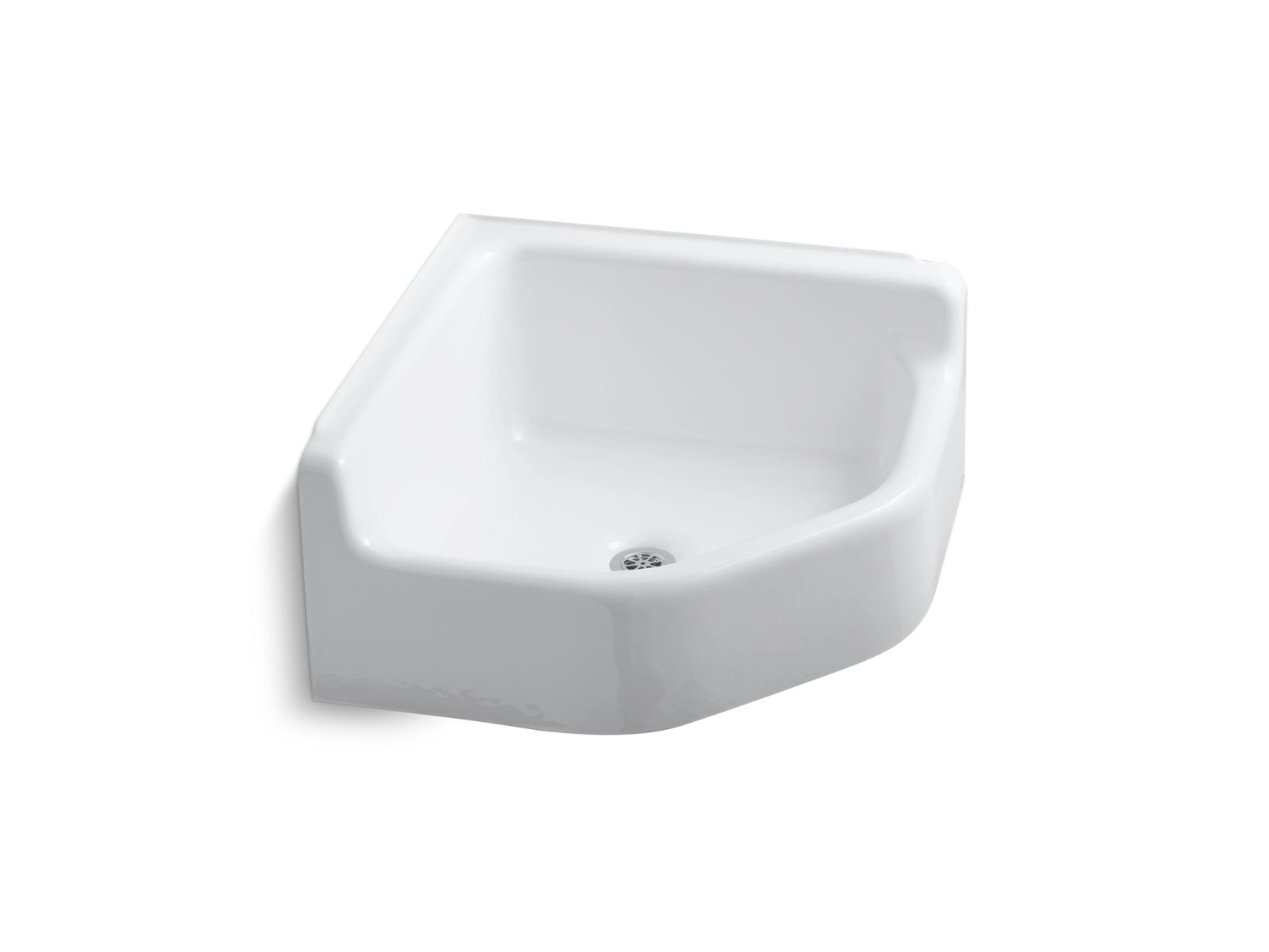 Kohler Co., Service Sink, Constructed of durable KOHLER Cast Iron, the Whitby service sink is perfect for jobs large and