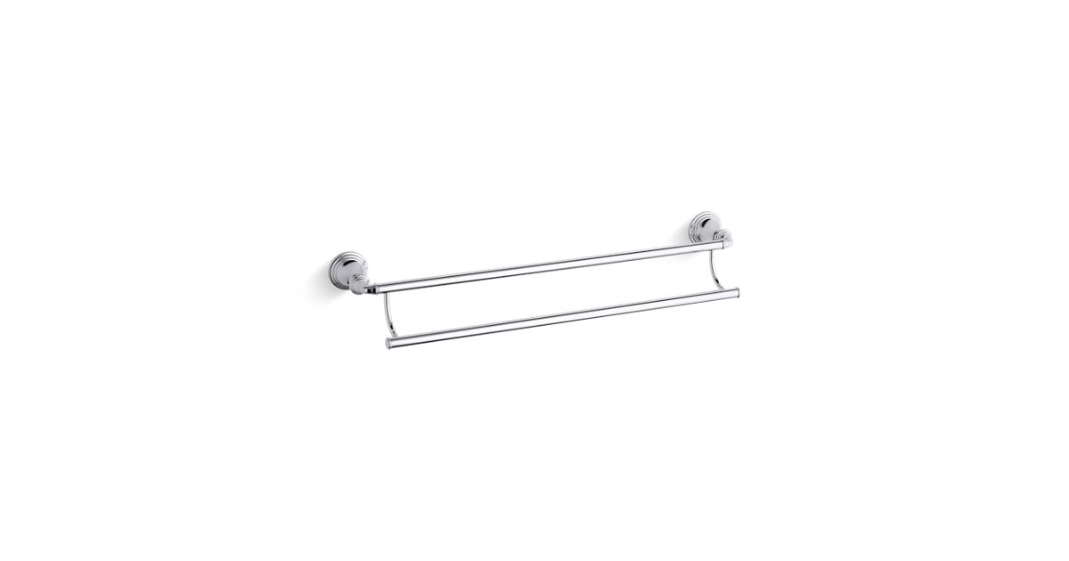 Devonshire 24Inch Double Towel Bar K10553 KOHLER
