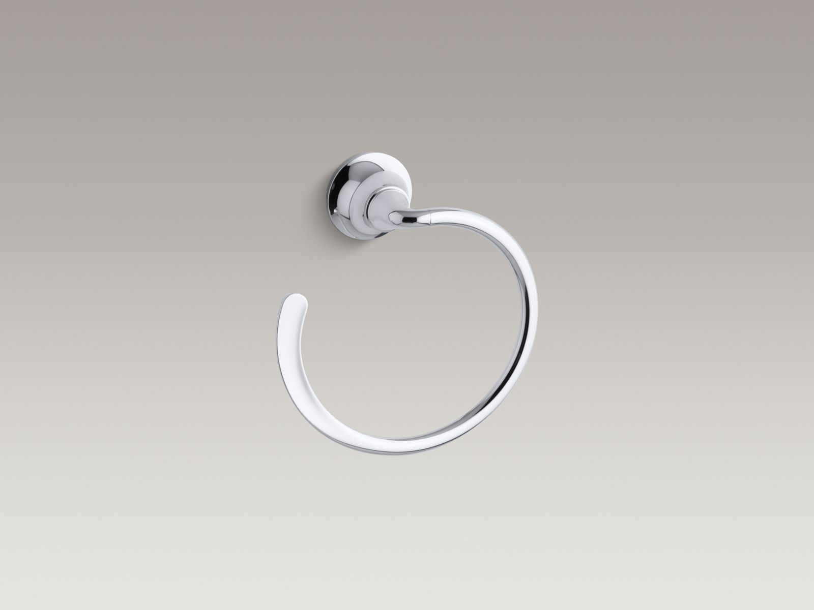 KOHLER K R11377 Forte Sculpted Towel Ring