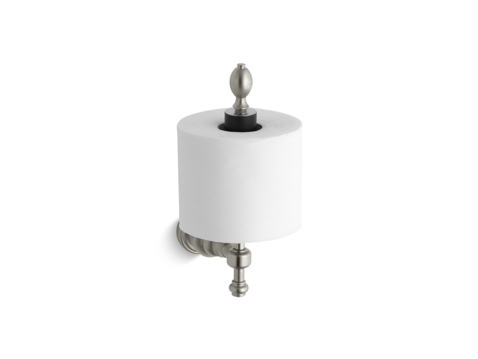 Kohler-K-6818-BN-IV-Georges-Brass-Vertical-Toilet-Tissue-Holder---Brushed-Nickel