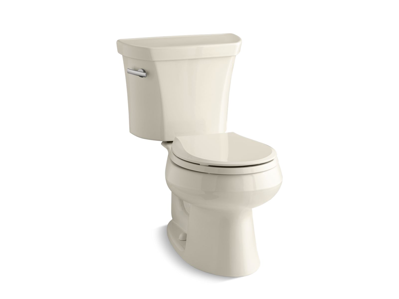 KOHLER|K-3977|Wellworth Two-Piece Round-Front 1.6-GPF Toilet