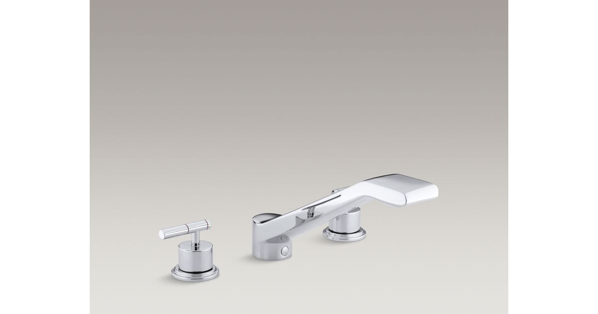 K T8230 4 Taboret Deck Mount High Flow Bath Faucet Trim Kohler