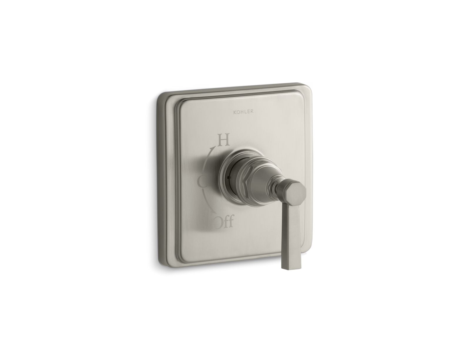 Pinstripe Pure Rite-Temp valve trim with lever handle