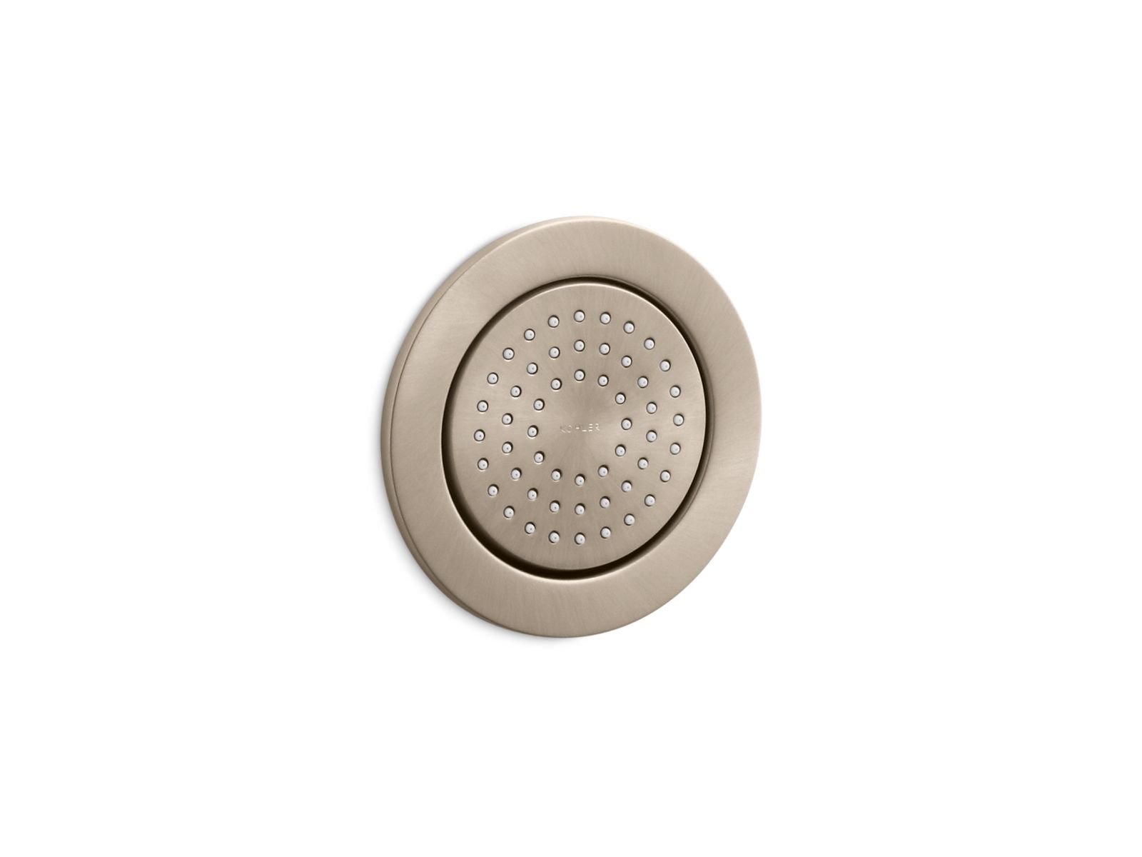 WaterTile Round 54-nozzle single-function body spray, 2.0 gpm