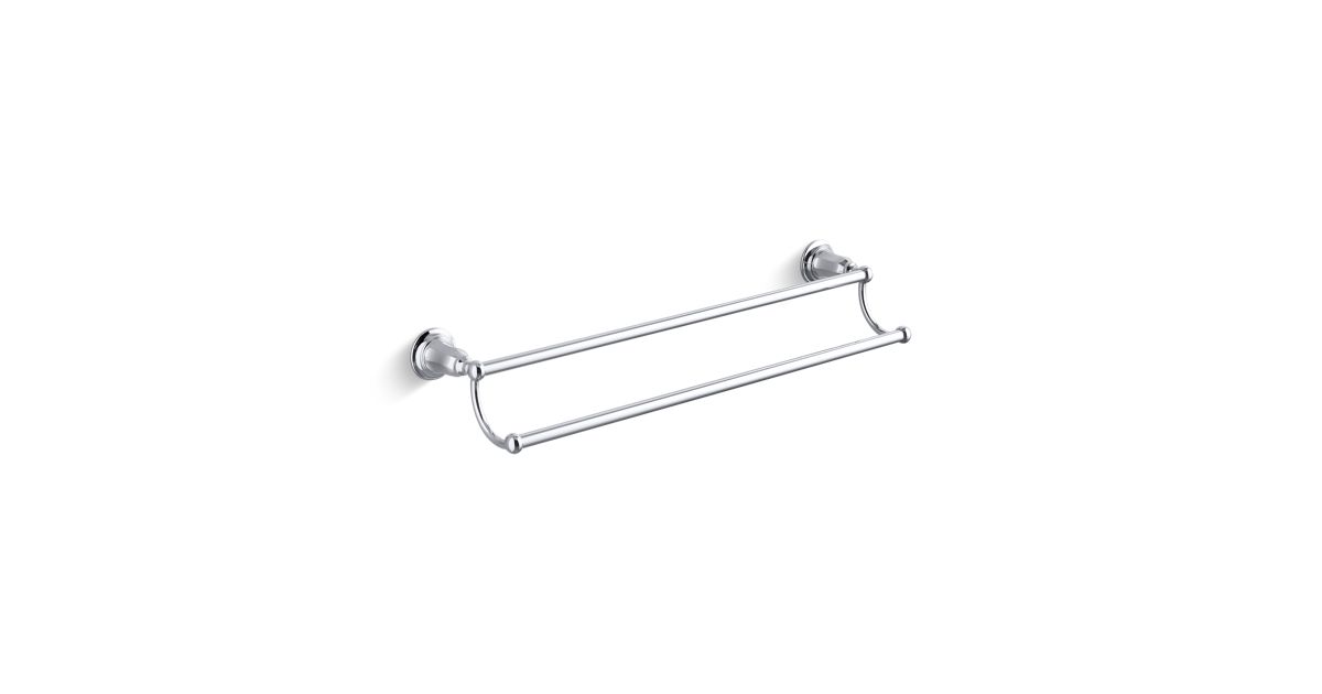 Kelston 24Inch Double Towel Bar K13503 KOHLER