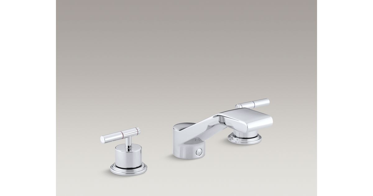 K T8238 4 Taboret Deck Mount High Flow Bath Faucet Trim Kohler