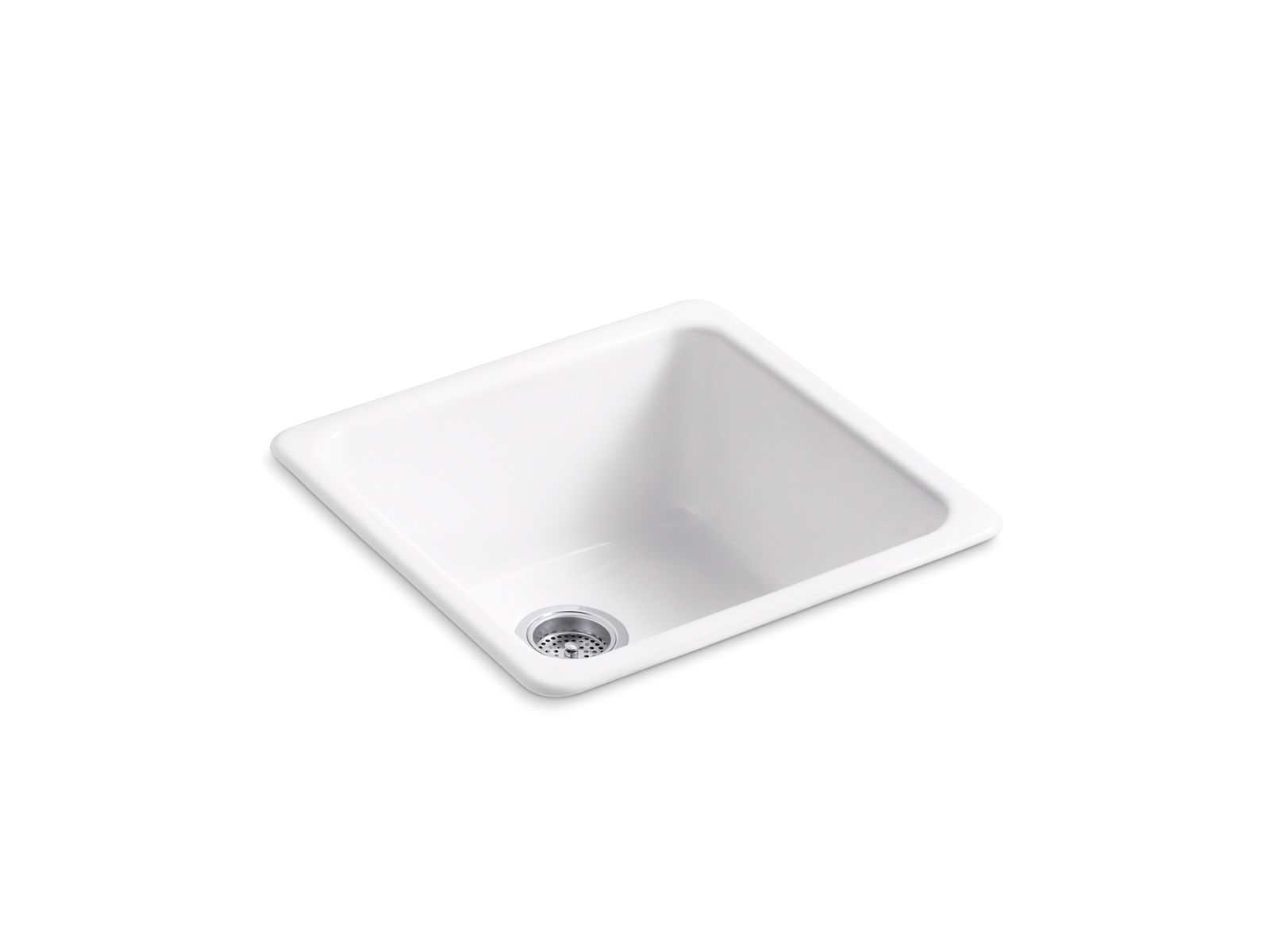 Iron/Tones Square Top-Mount or Undermount Kitchen Sink | K-6587