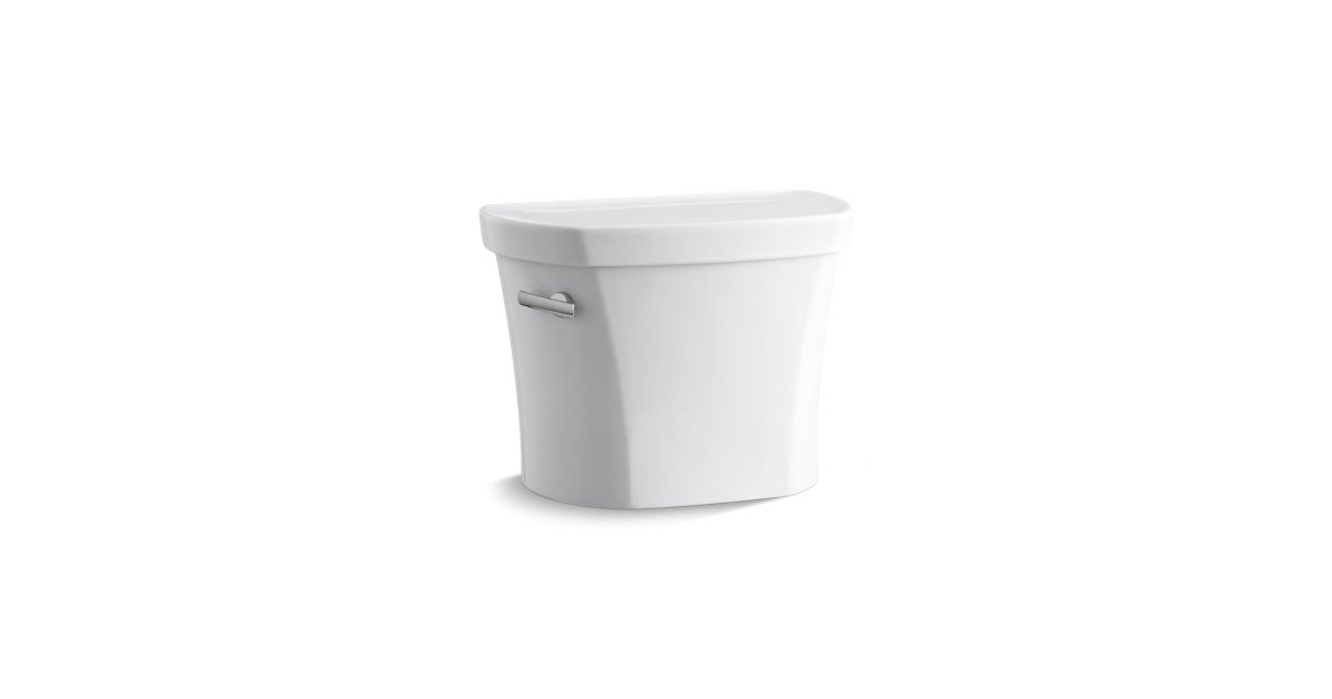 KOHLER|K-4841-T|Wellworth 1.28-GPF Toilet Tank with Tank Locks | KOHLER