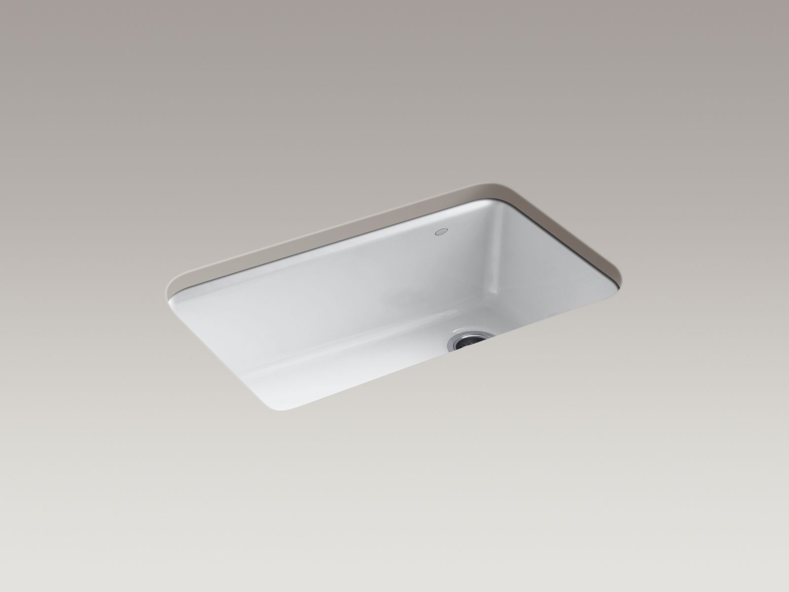 Riverby Under-Mount Single-Bowl Kitchen Sink with 5 Oversize