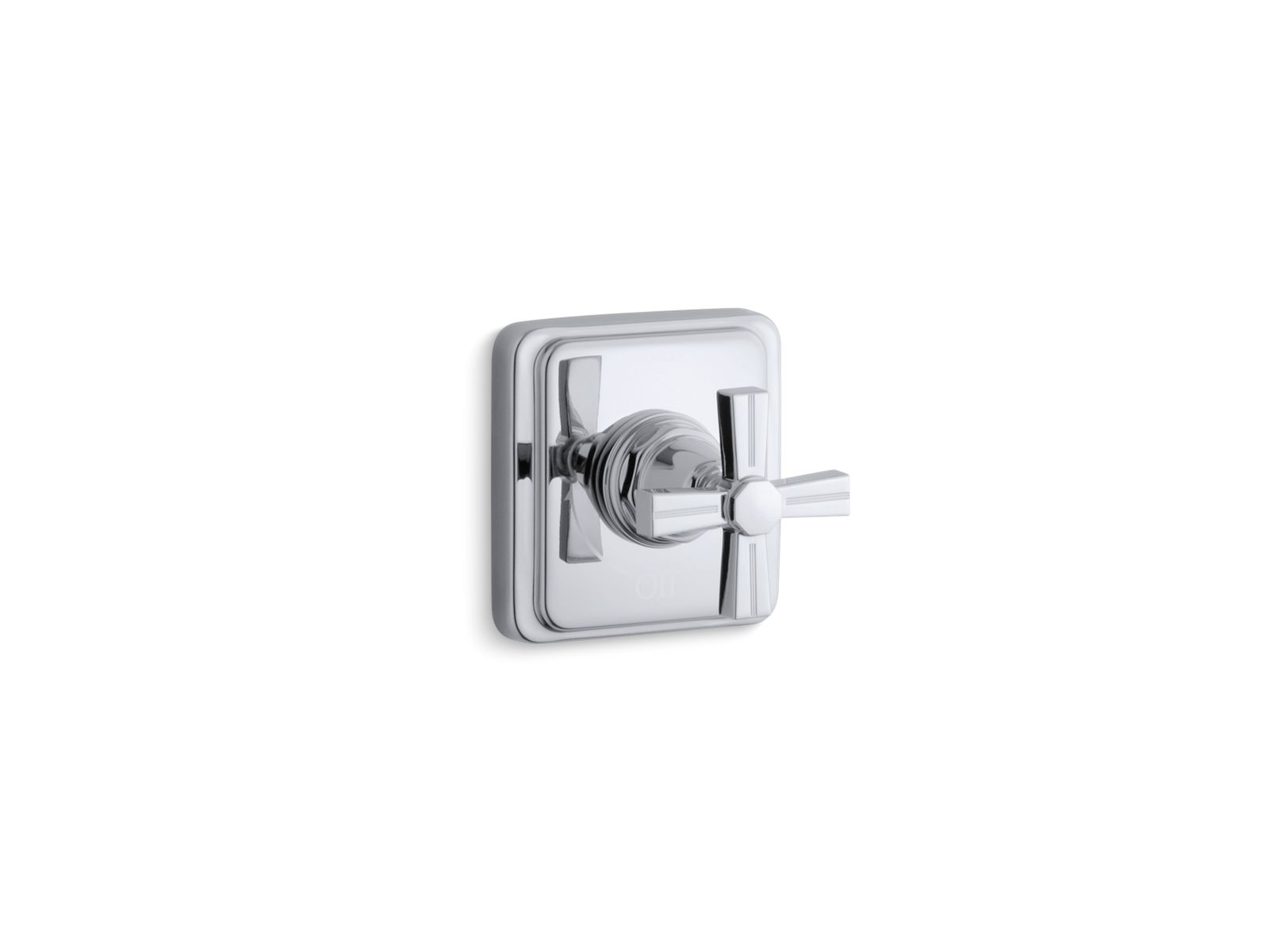 KOHLER | K-T13174-3B | Pinstripe Volume Control Valve Trim with Cross ...