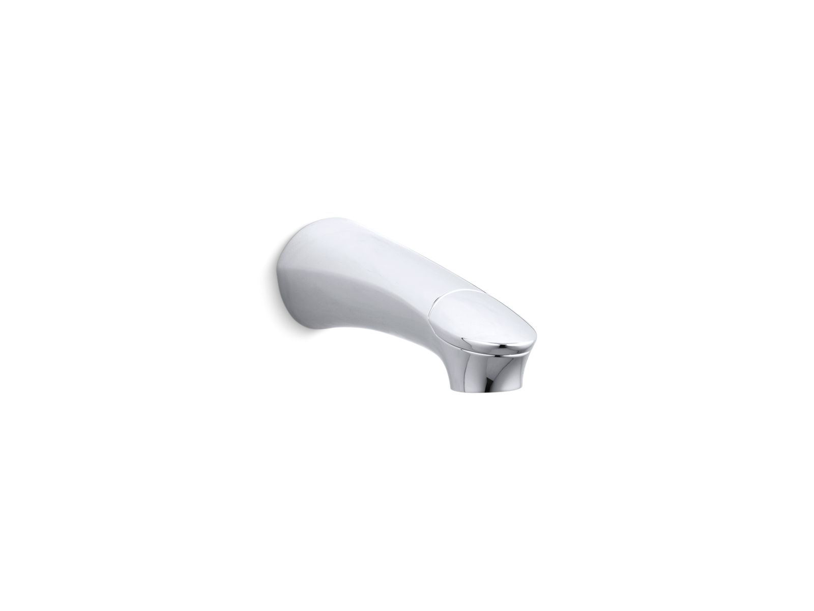 K-5327-CP | Refinia™ Wall-mount diverter bath spout | Studio KOHLER®