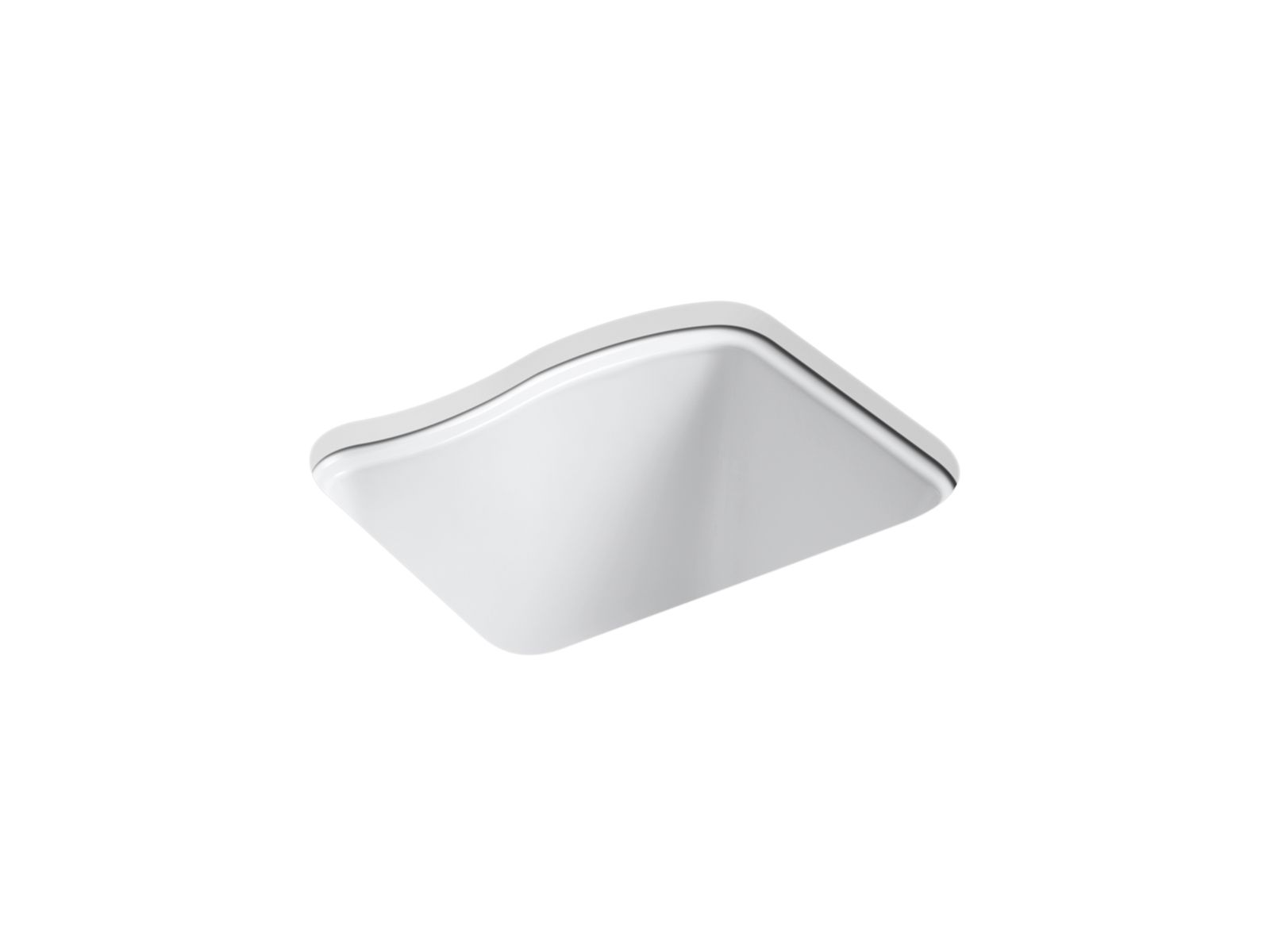 KOHLER | K-6657-4U | River Falls Undermount Sink with Four Faucet