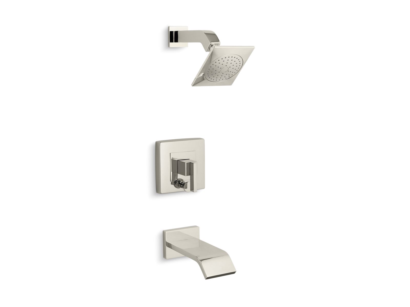 Loure Rite-Temp bath and shower trim kit with push-button diverter, 2.5 gpm