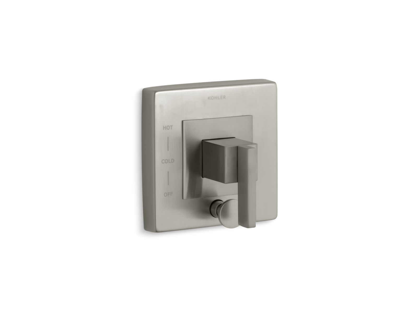 Loure Rite-Temp valve trim with push-button diverter
