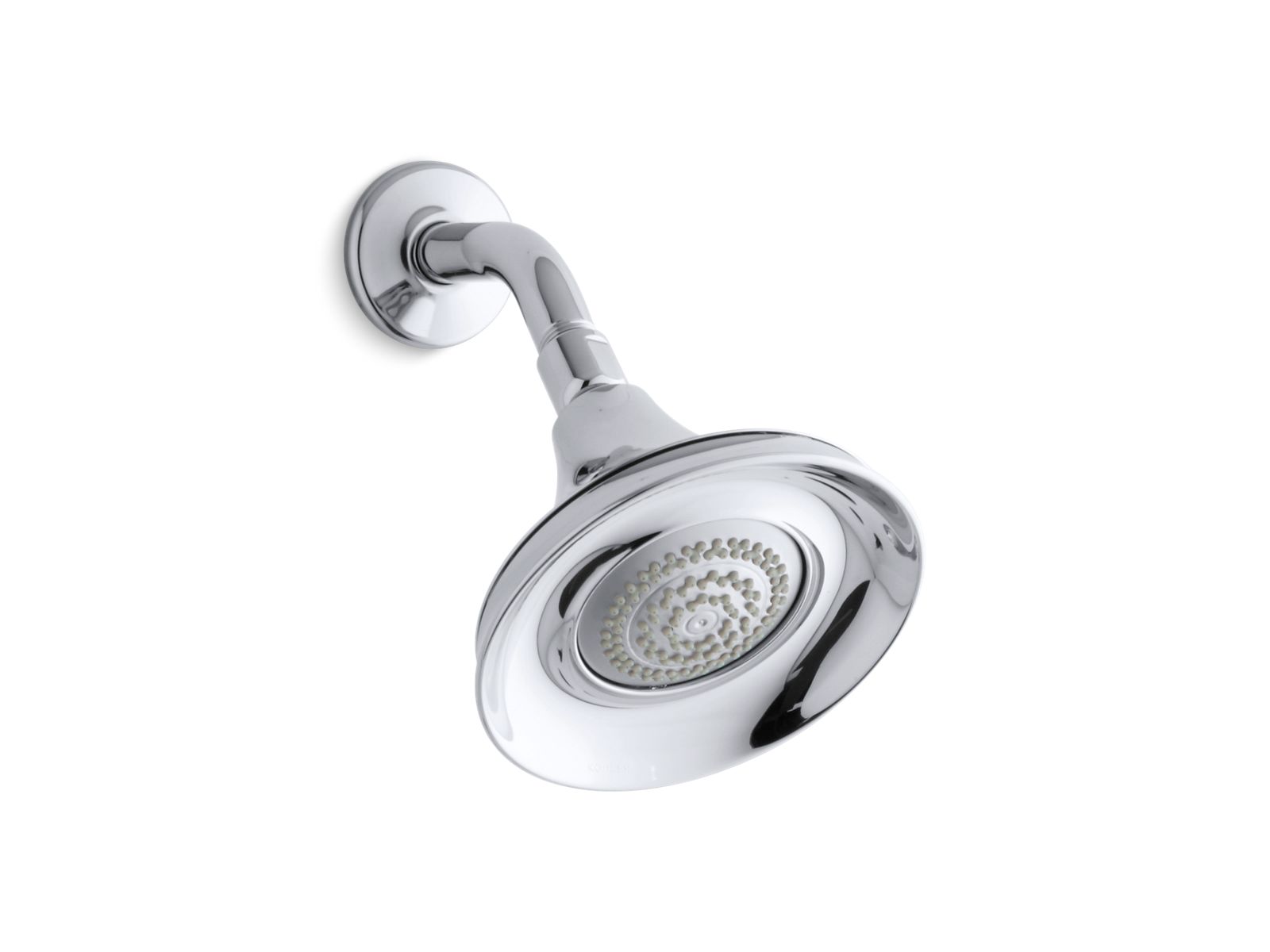 Kohler Co., Showerhead, Featuring a classic design, this Forté multifunction showerhead offers water conservation without