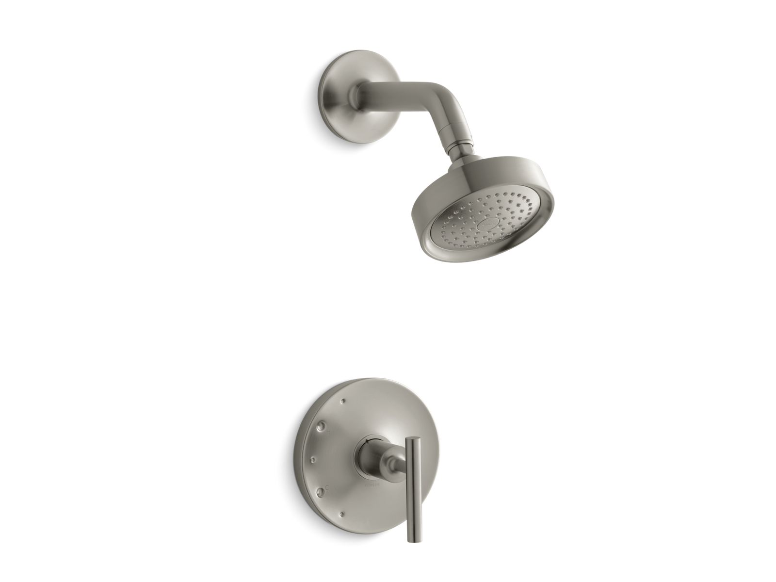 Purist Rite-Temp shower trim kit with lever handle, 2.5 gpm