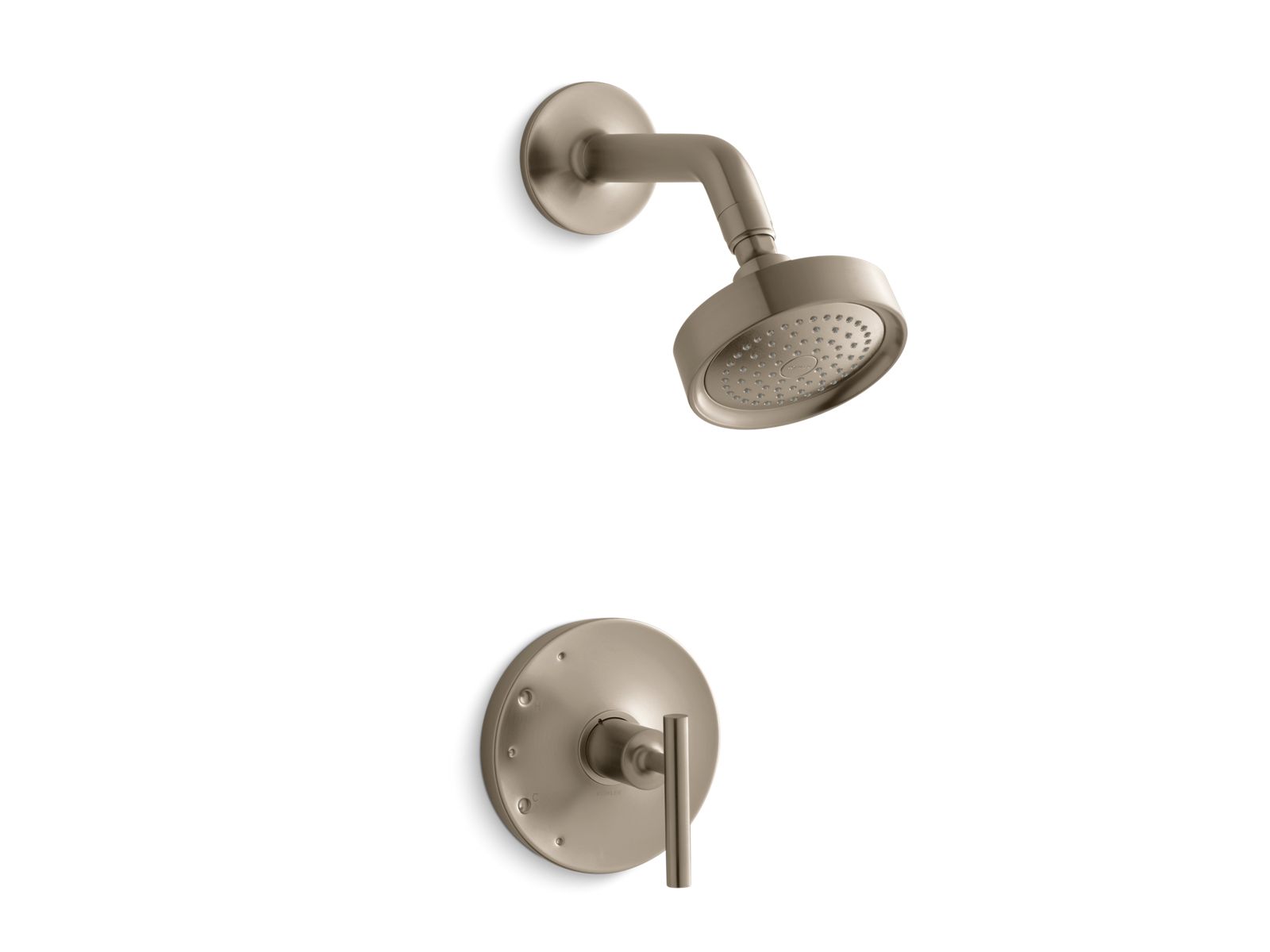 Purist Rite-Temp shower trim kit with lever handle, 2.5 gpm
