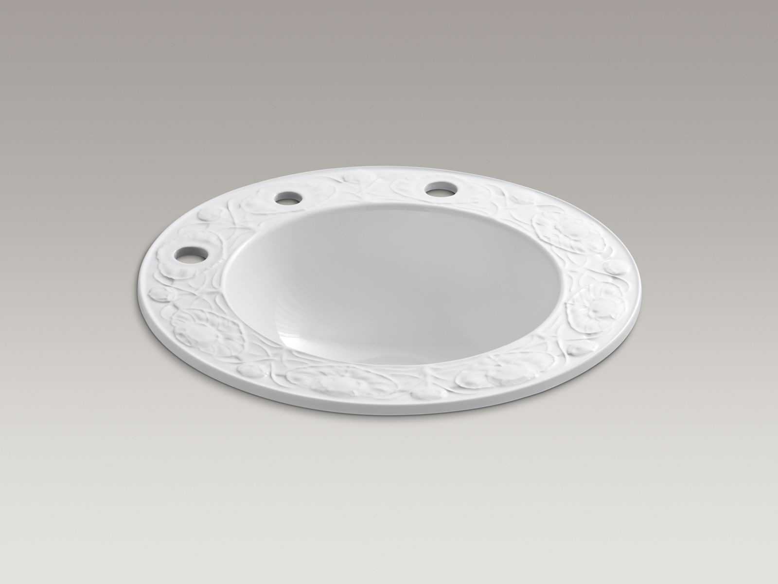 高速 割引 2025 西日本 KOHLER | K-14282-12 | Water Lilies Design on Camber Sink for テープ・マスキングテープ