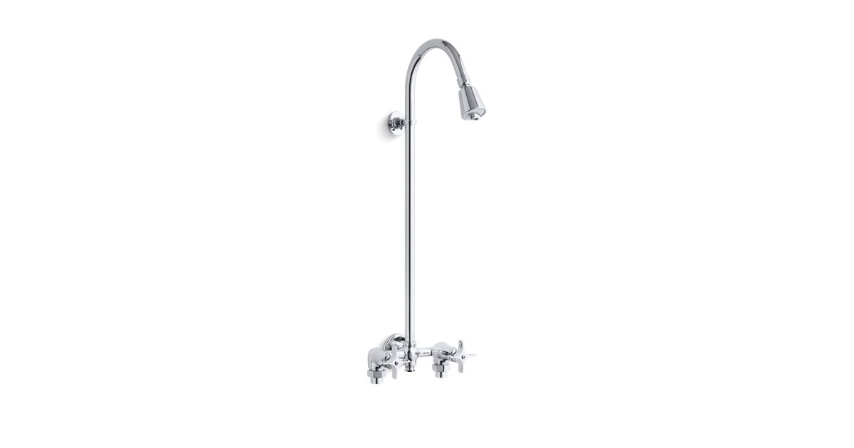 K 7254 Industrial Exposed Shower With Reversible Yoke Kohler