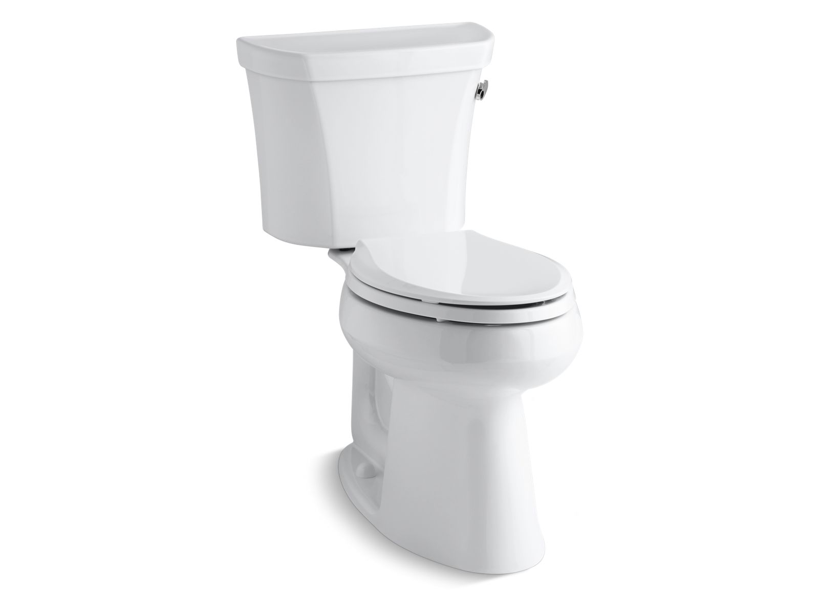 Kohler Co., Toilet, With its clean, simple design and efficient performance, this Highline water-conserving toilet combines