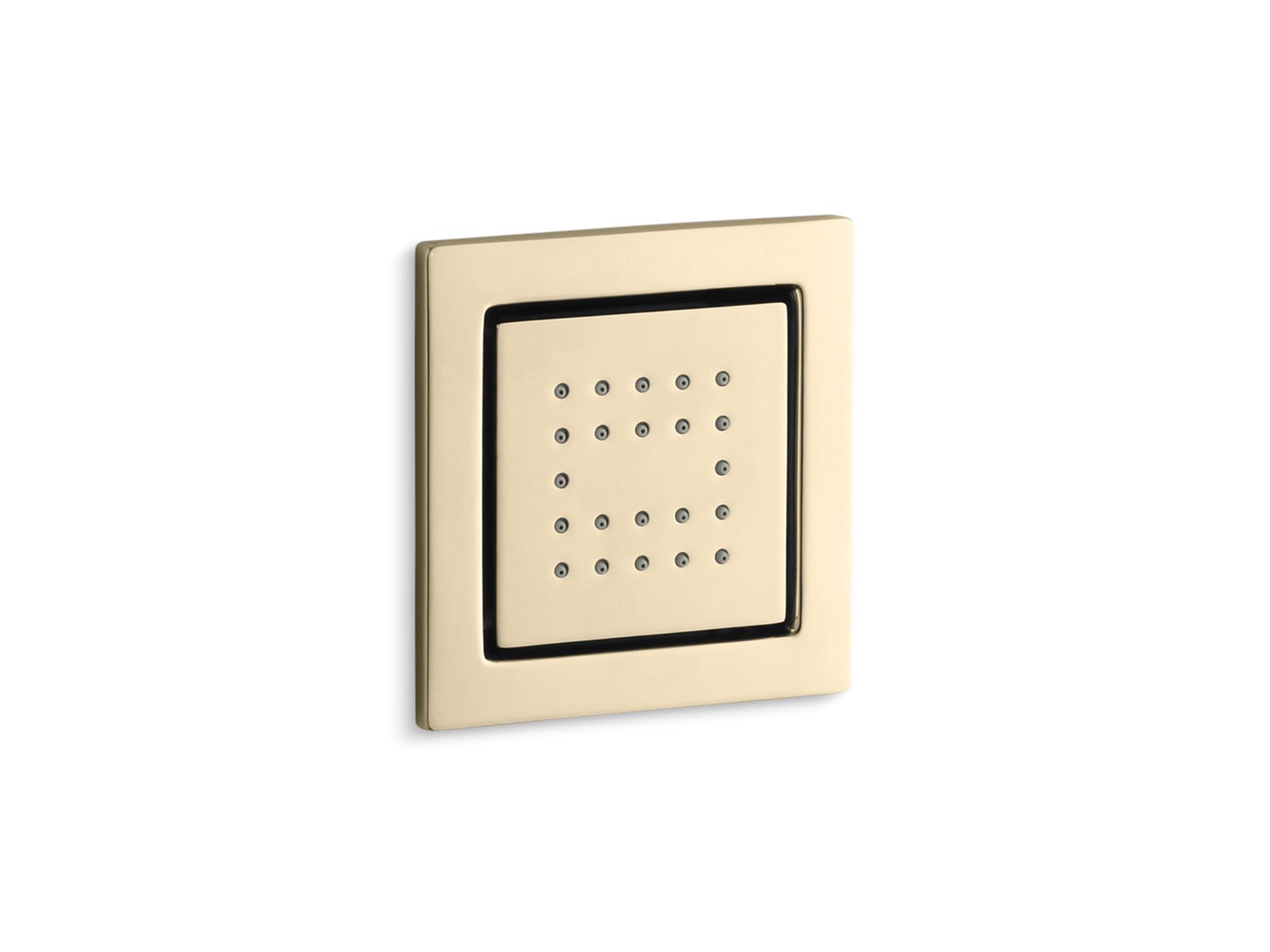 WaterTile Square 22-nozzle single-function body spray, 2.5 gpm