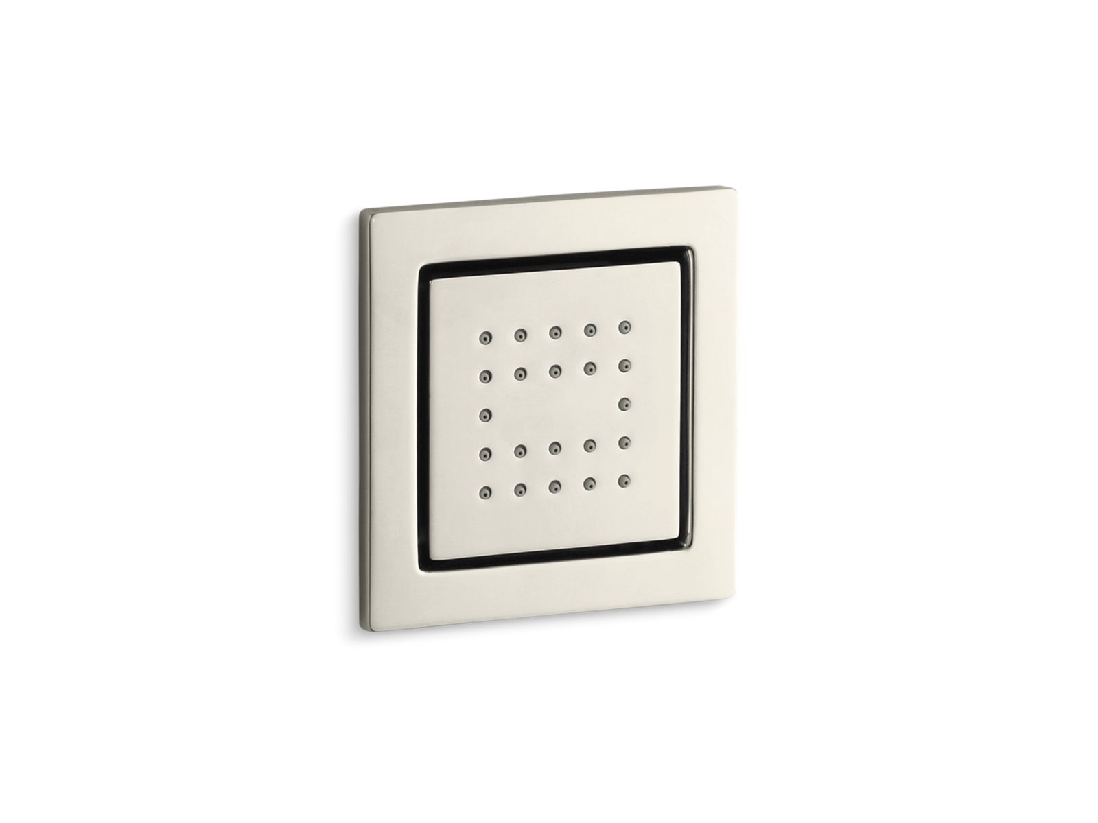 WaterTile Square 22-nozzle single-function body spray, 2.5 gpm