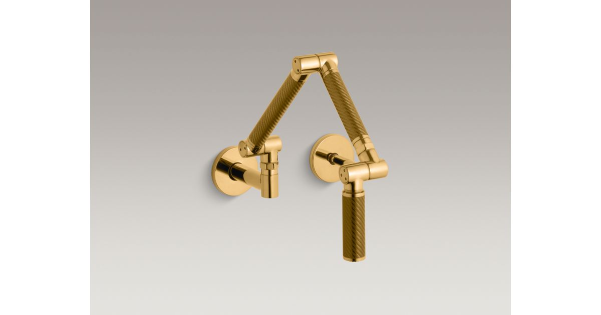 K6228C13 Karbon Articulating Kitchen Sink Faucet with Sprayhead