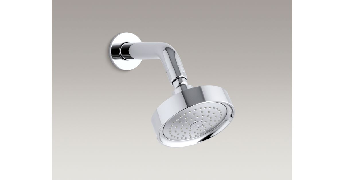 K967 Stillness SingleFunction Showerhead with Arm and Flange, 2.5